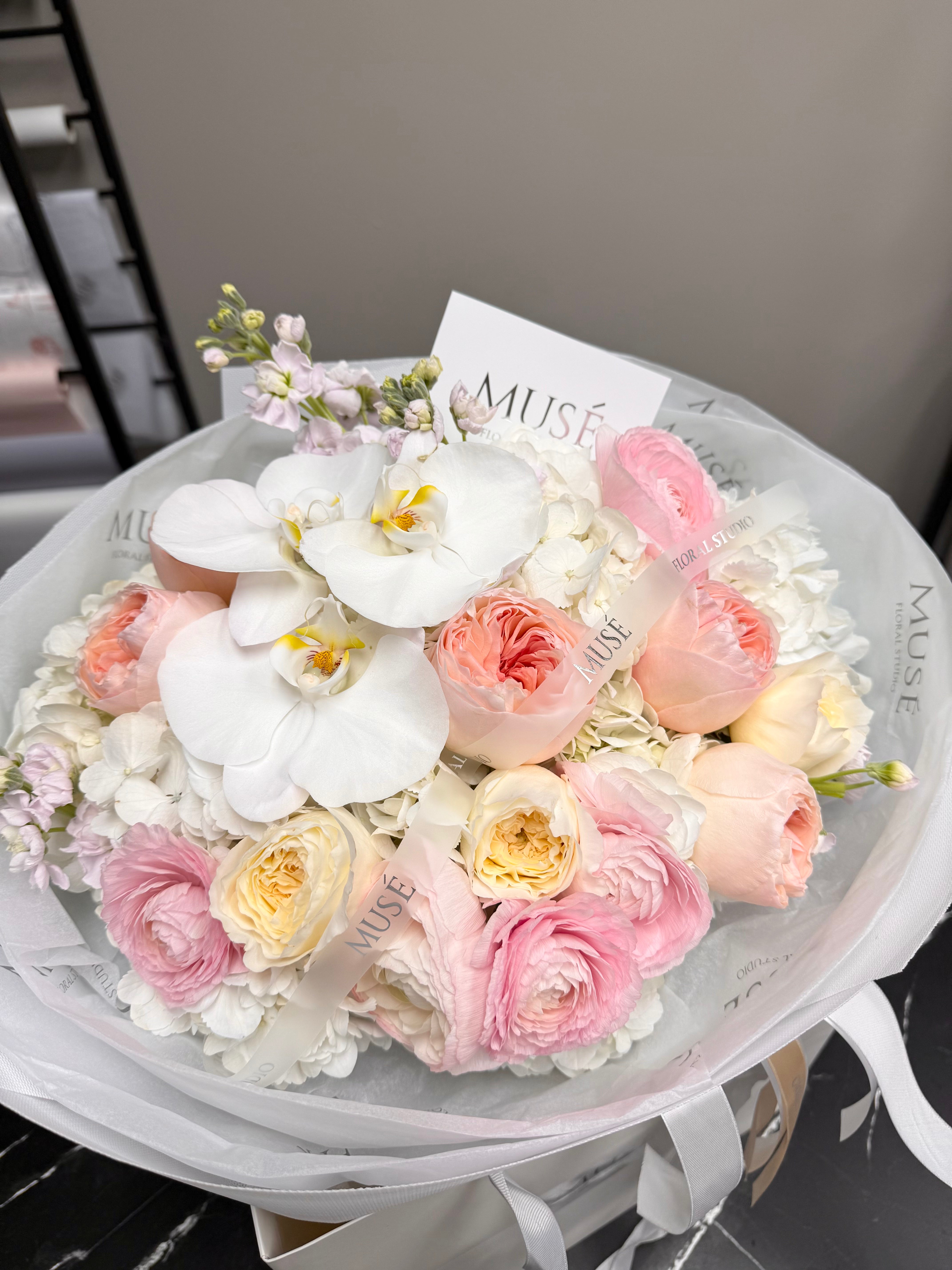 Muse Blush Orchid Bouquet