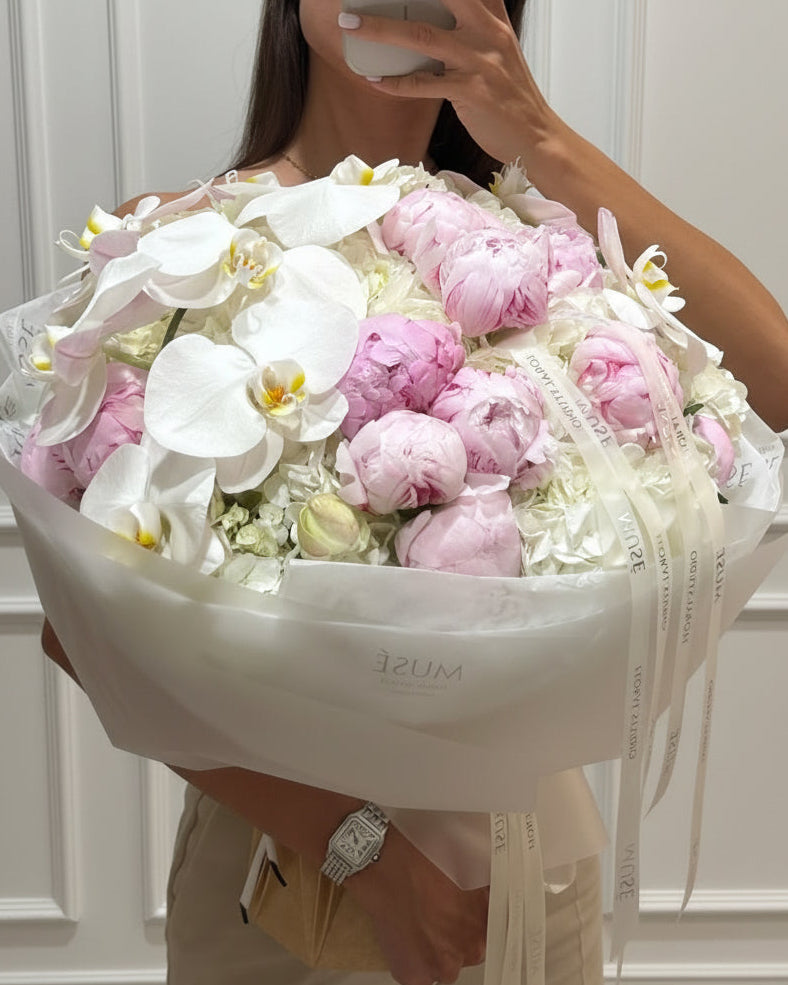 Muse Grand Peony & Orchid Bouquet