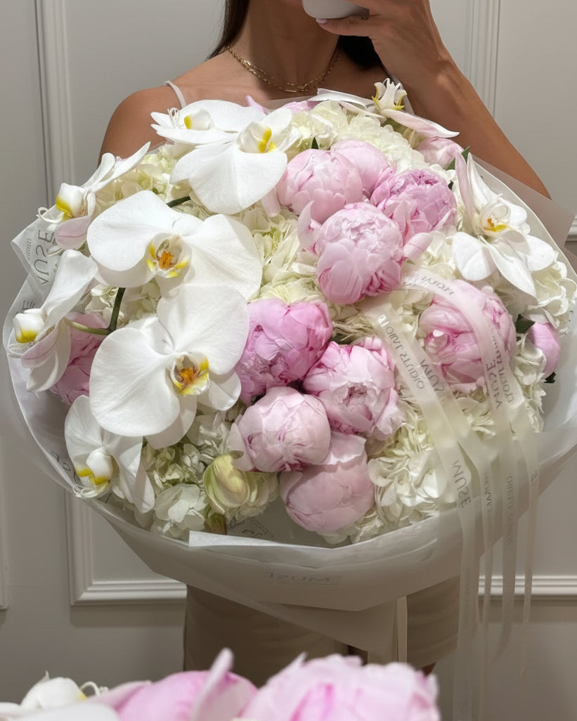 Muse Grand Peony & Orchid Bouquet