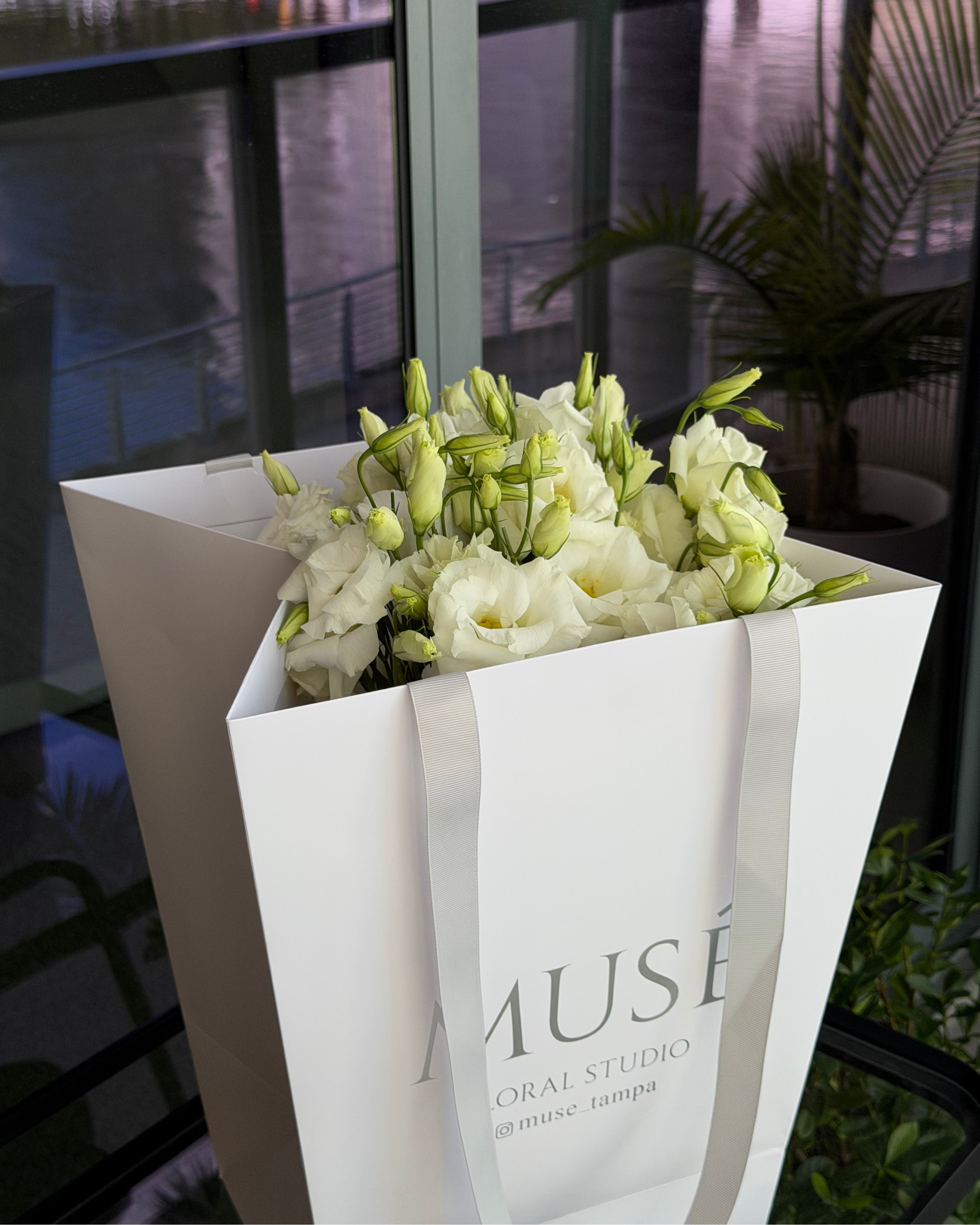 White Lisianthus Bouquet