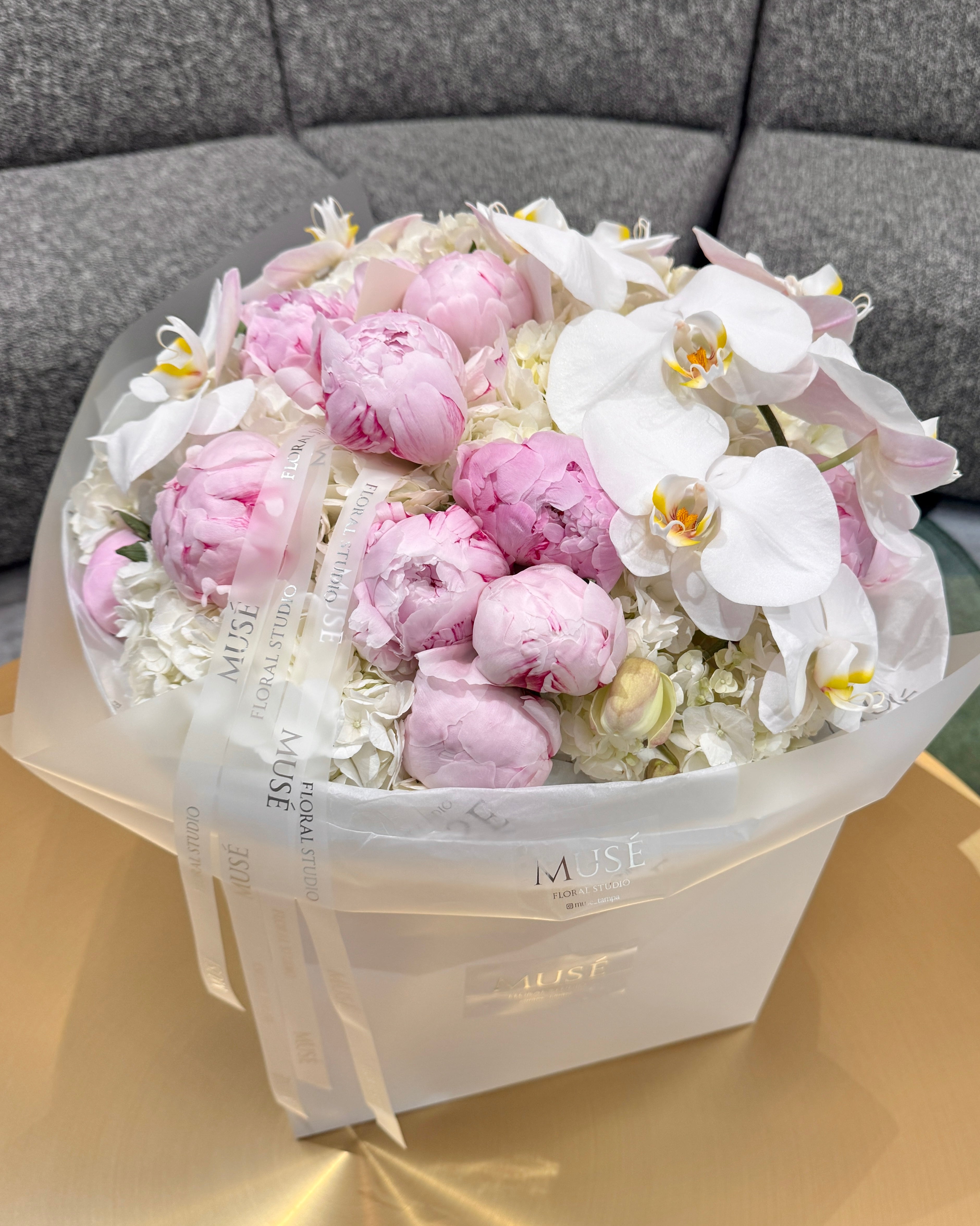 Muse Grand Peony & Orchid Bouquet