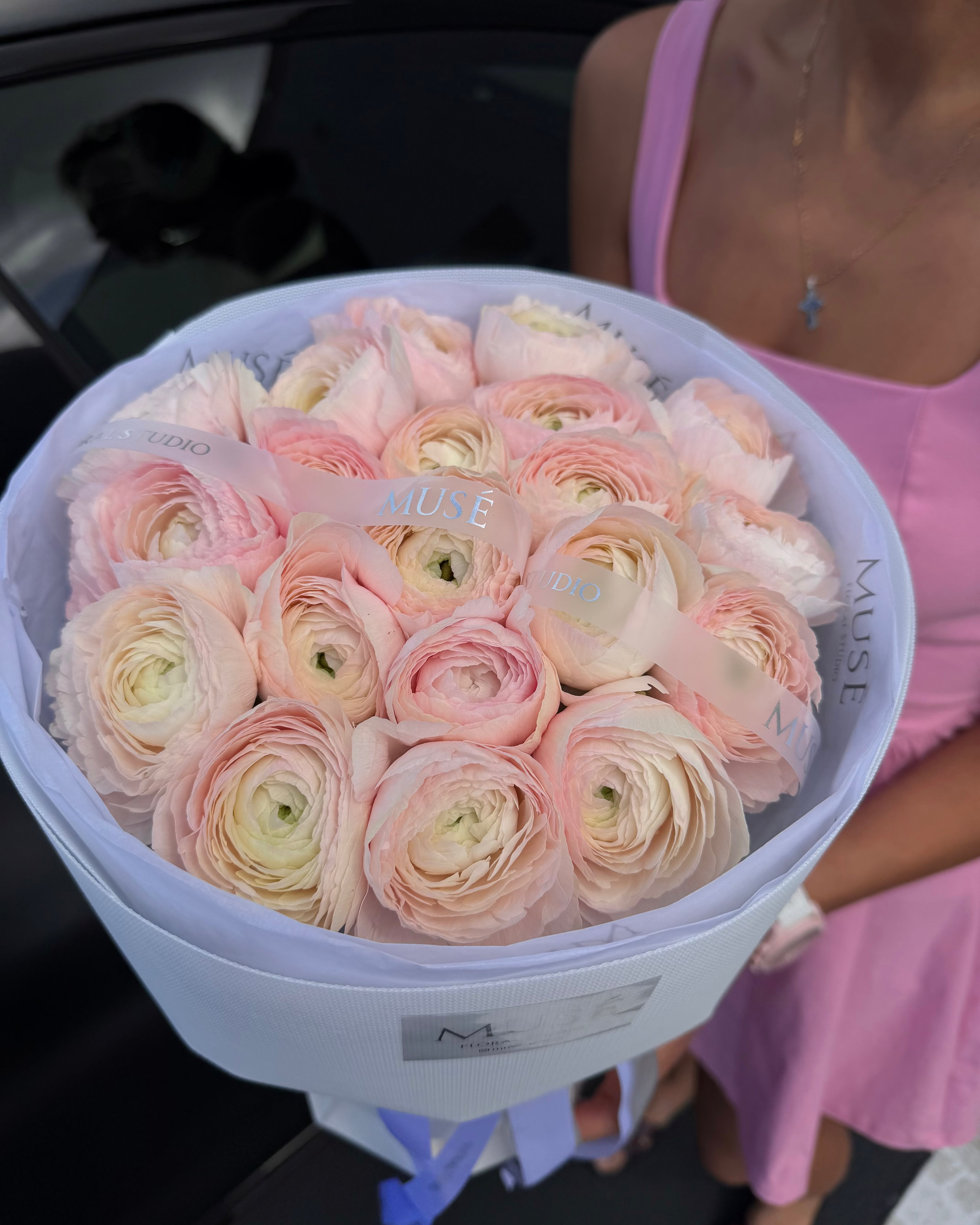 Muse Signature Pink Ranunculus Bouquet