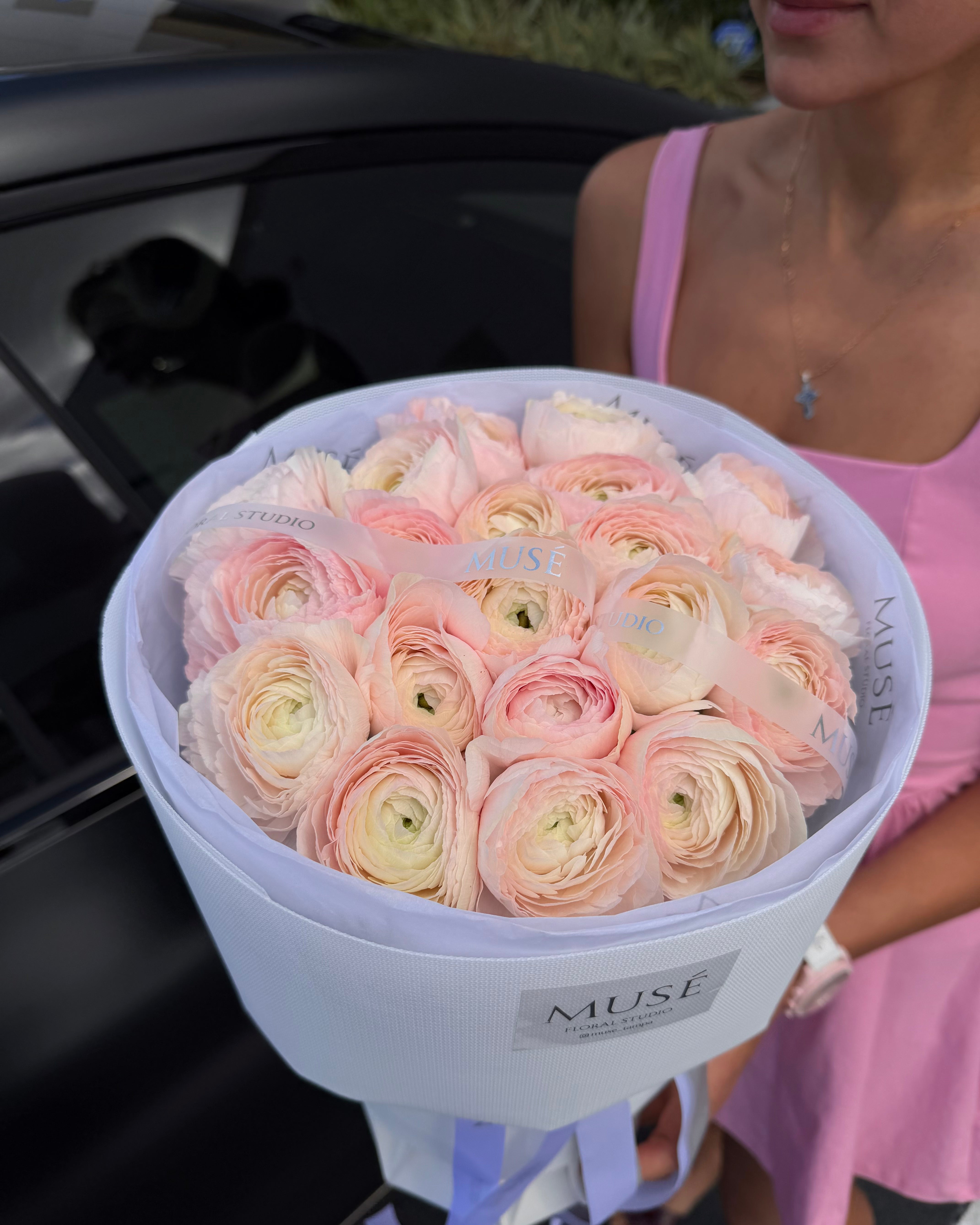 Muse Signature Pink Ranunculus Bouquet