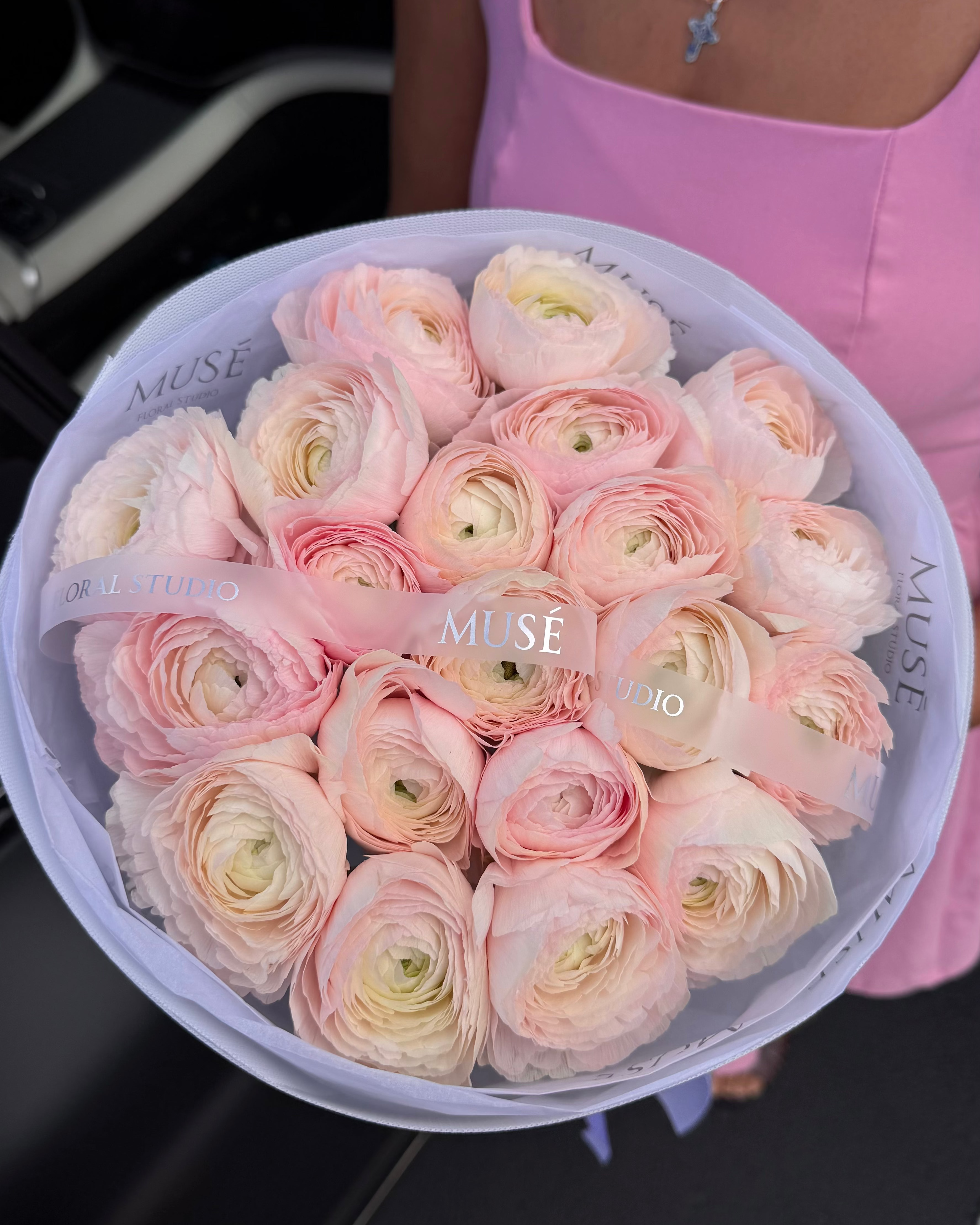 Muse Signature Pink Ranunculus Bouquet