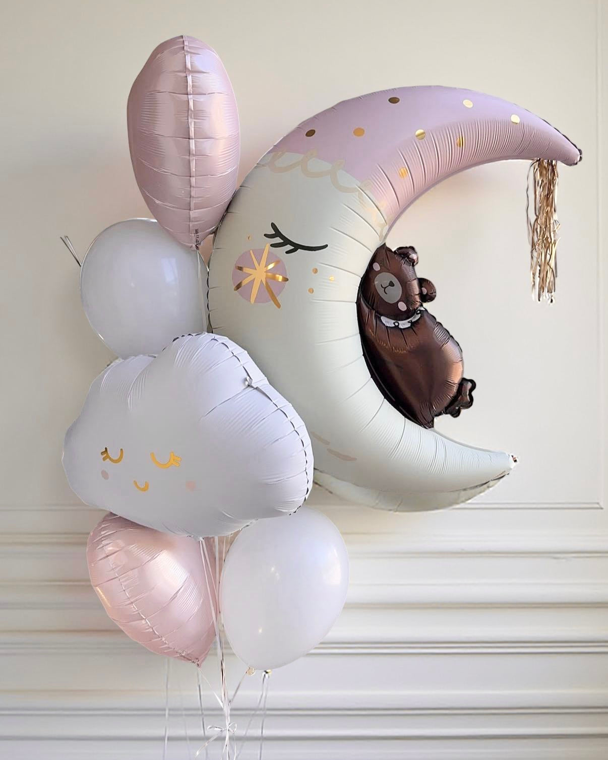 Cloud Smile Foil Balloon