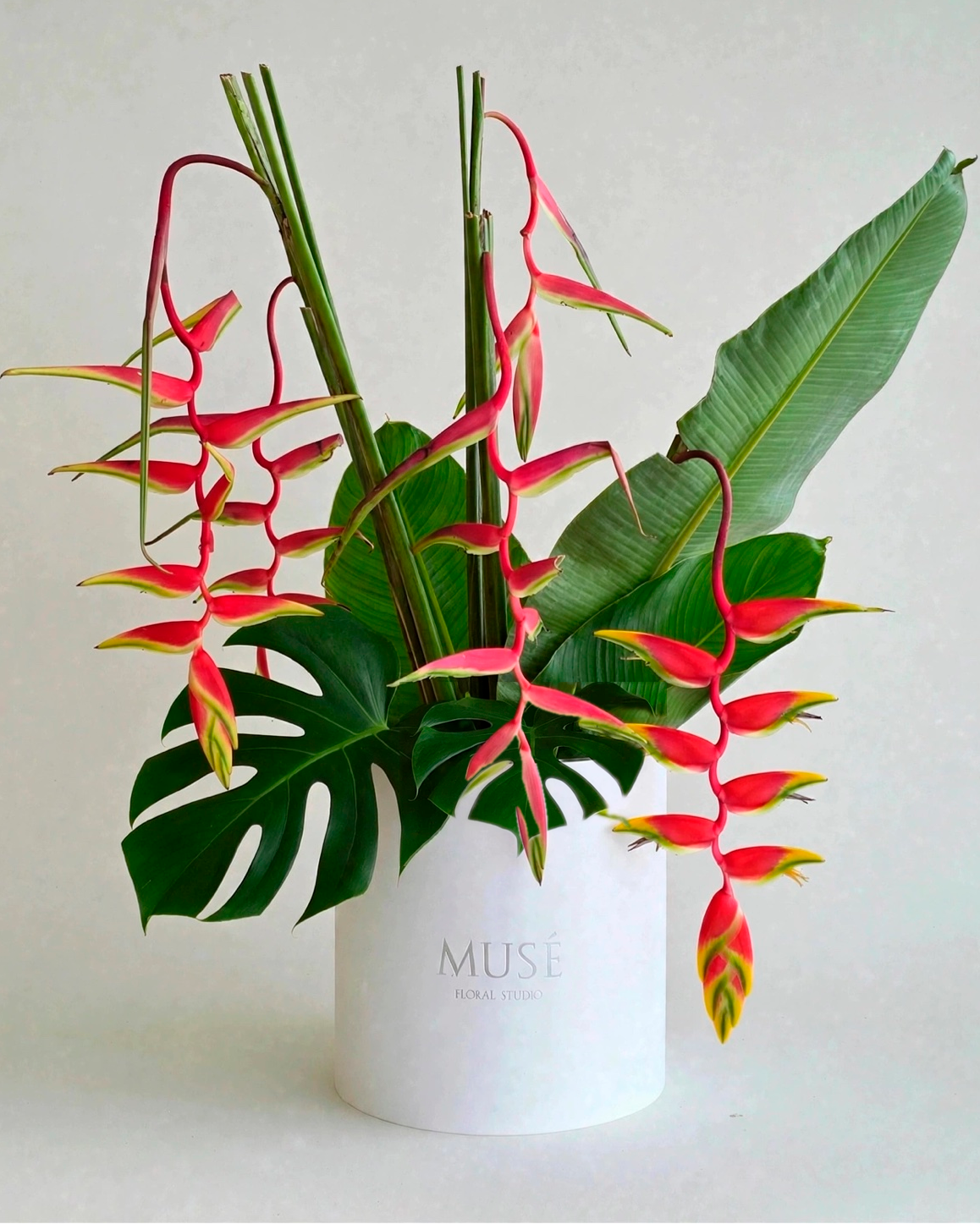 Tropical Paradise Heliconia Arrangement