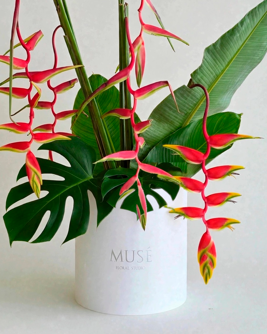 Tropical Paradise Heliconia Arrangement