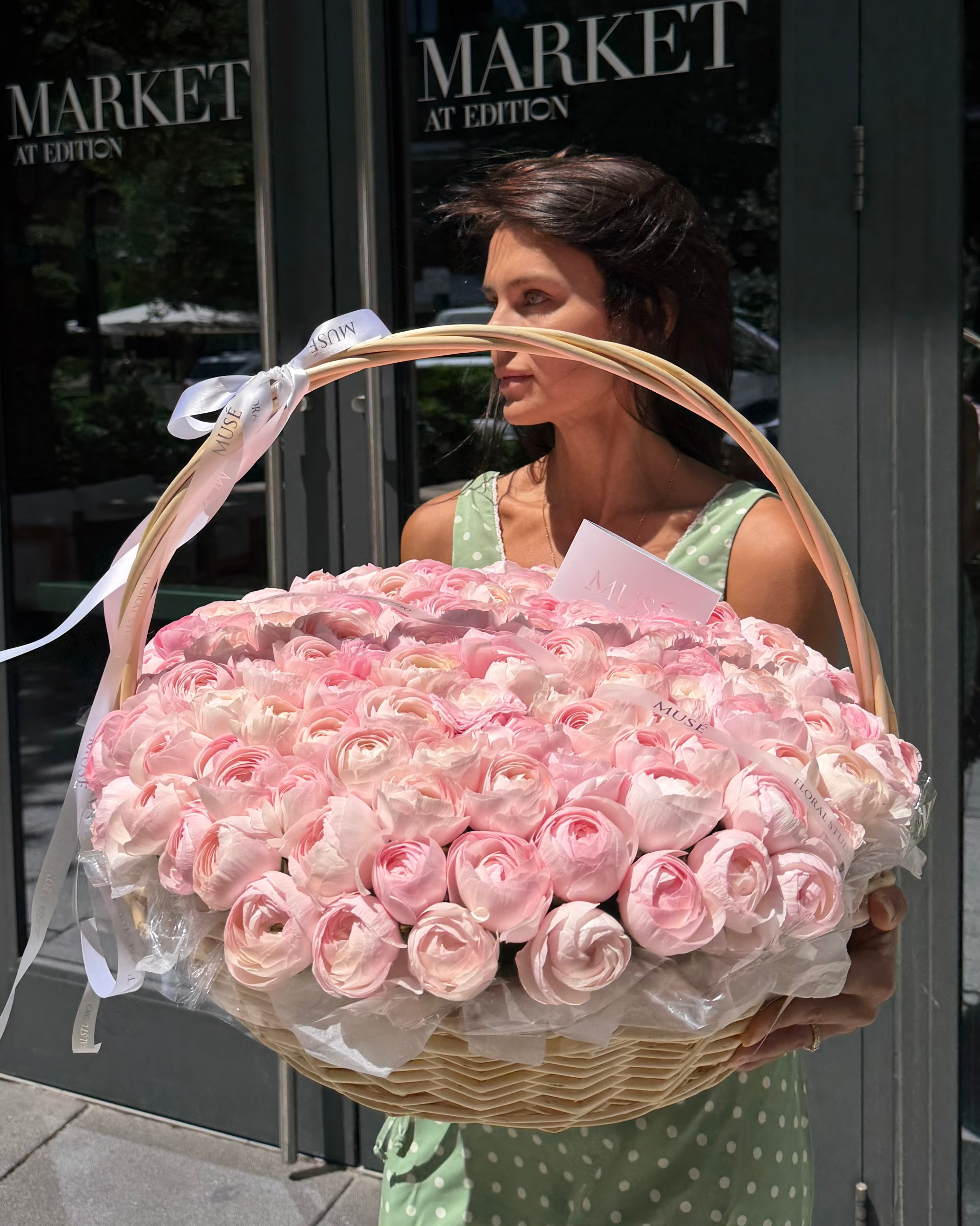 Muse Signature Ranunculus Basket