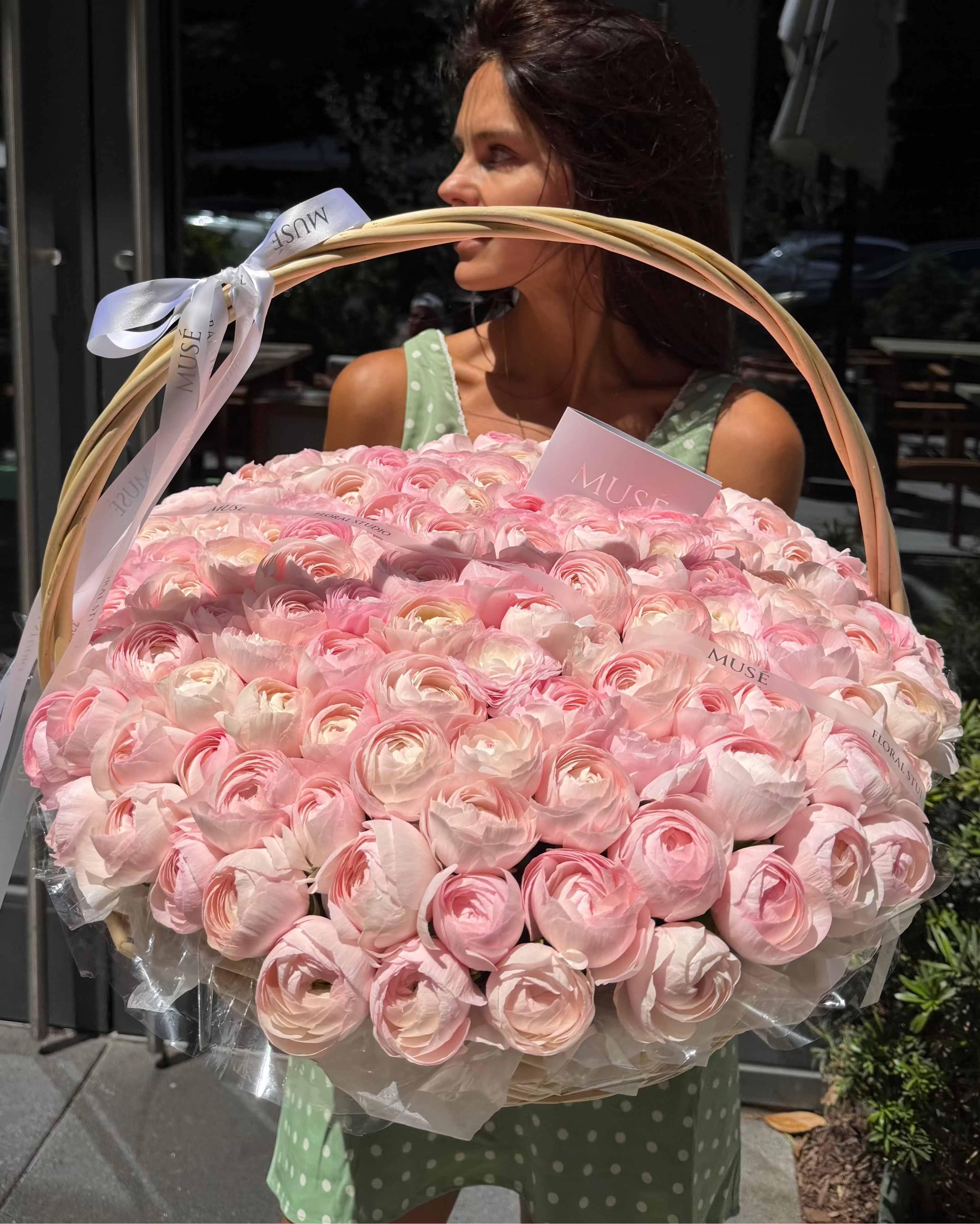 Muse Signature Ranunculus Basket