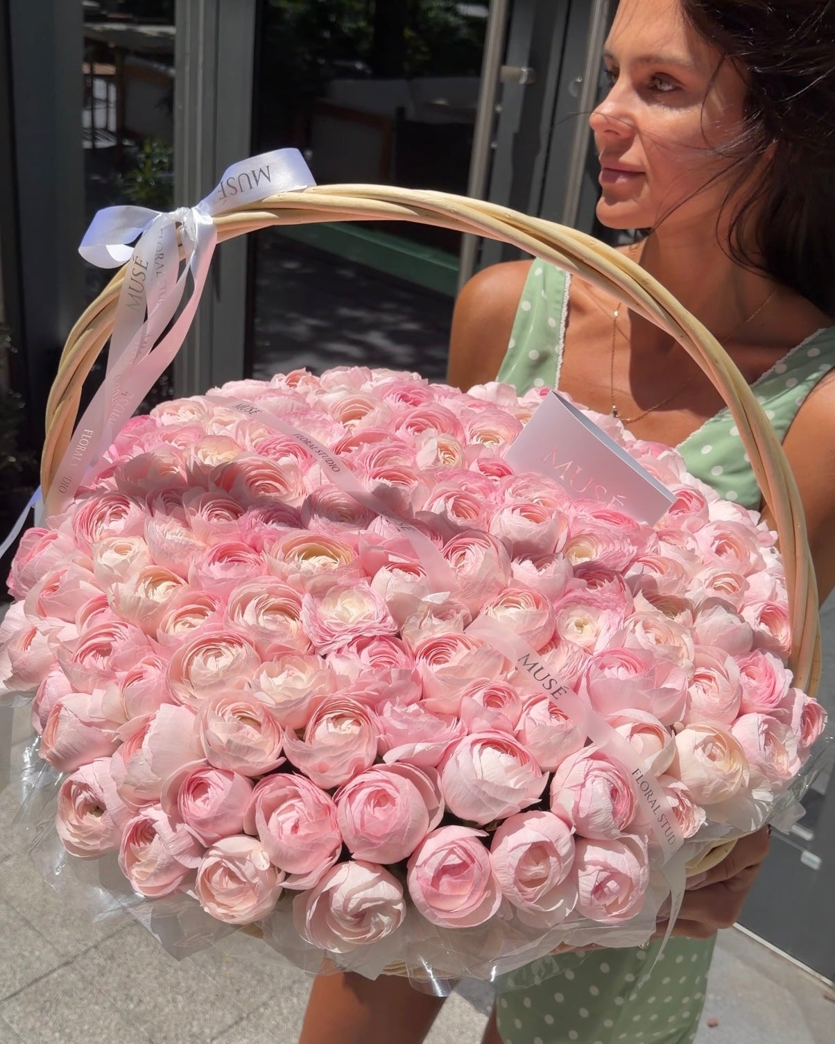 Muse Signature Ranunculus Basket