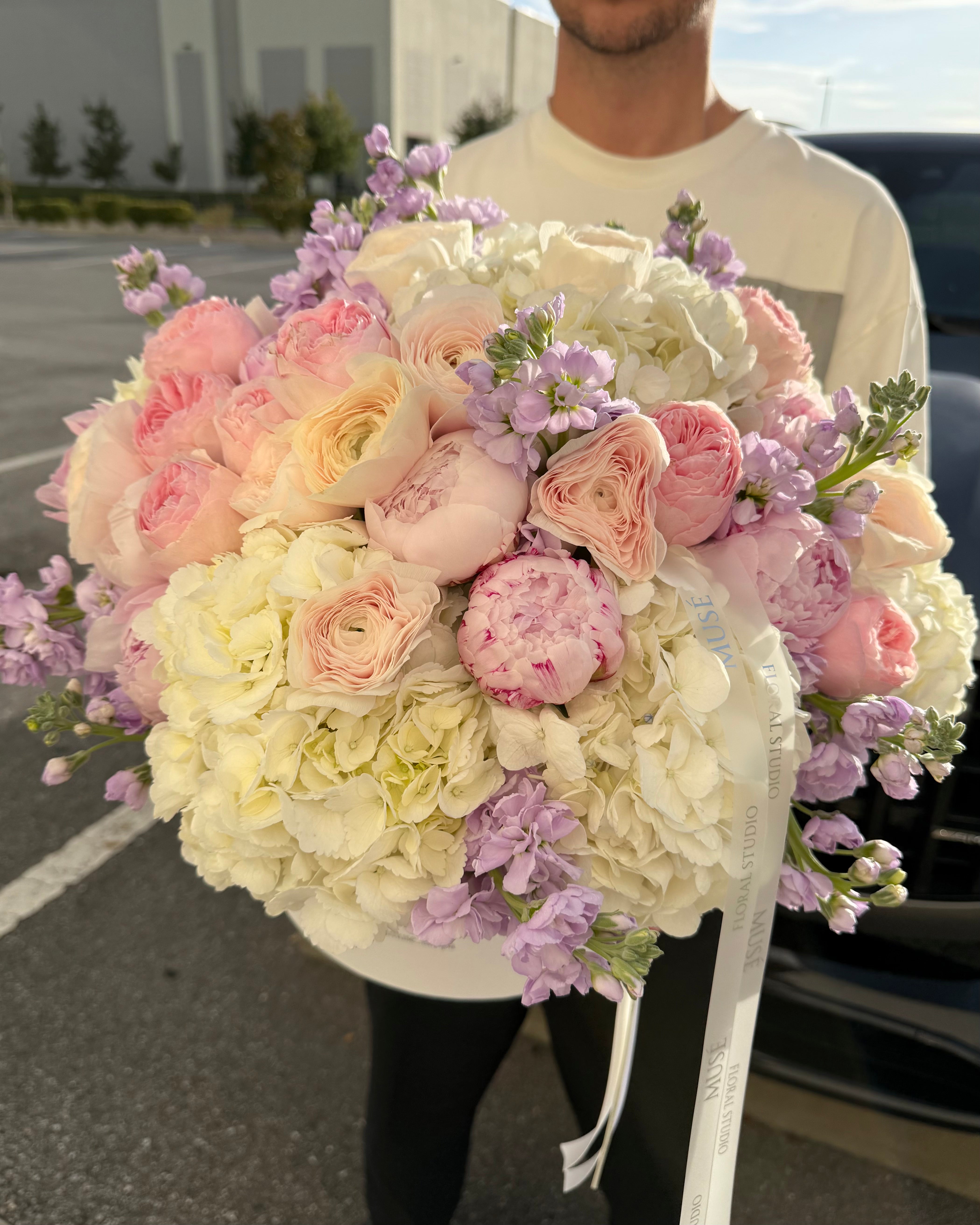 Blush Cloud Flowers Box