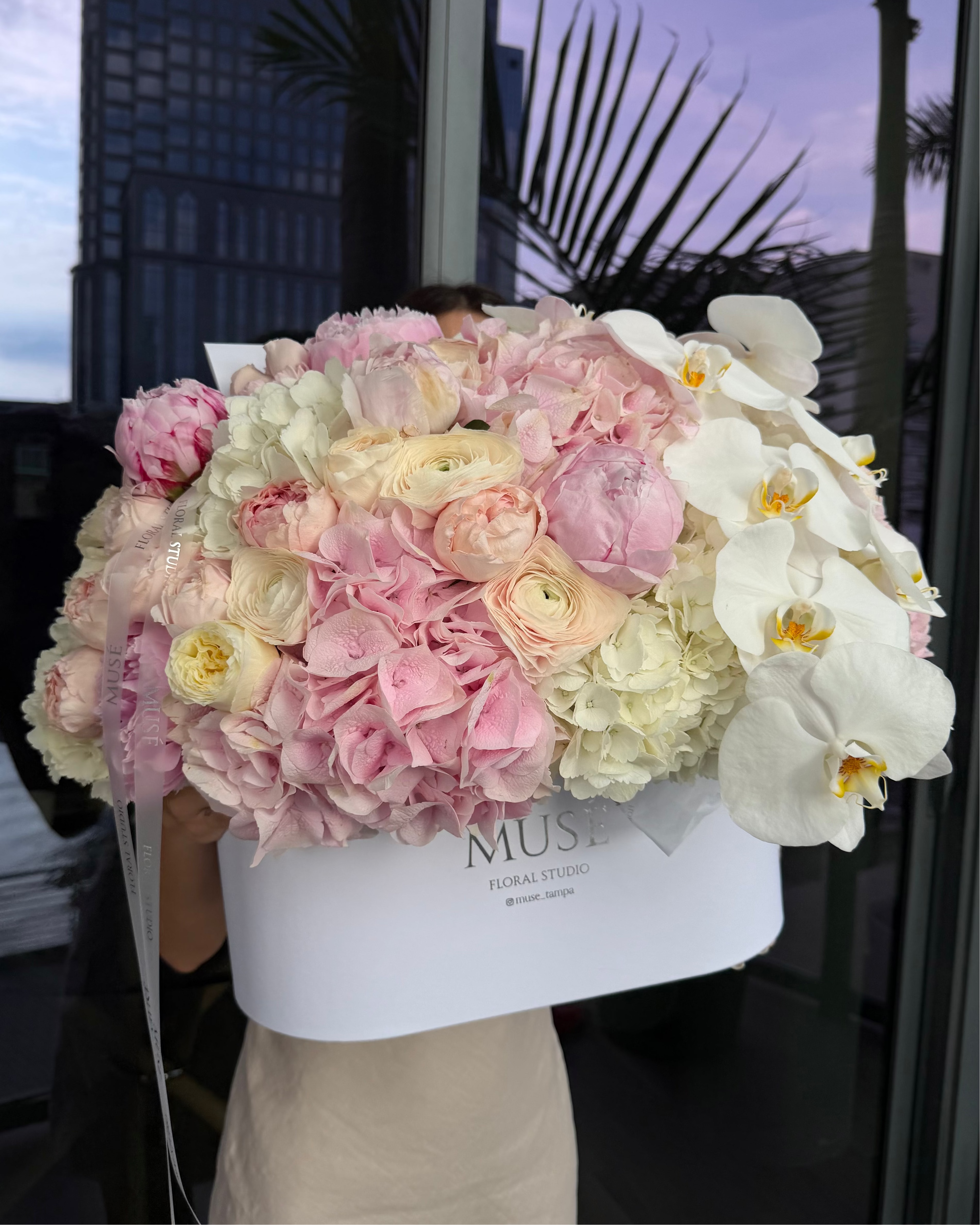 Pink Signature  Oval Box