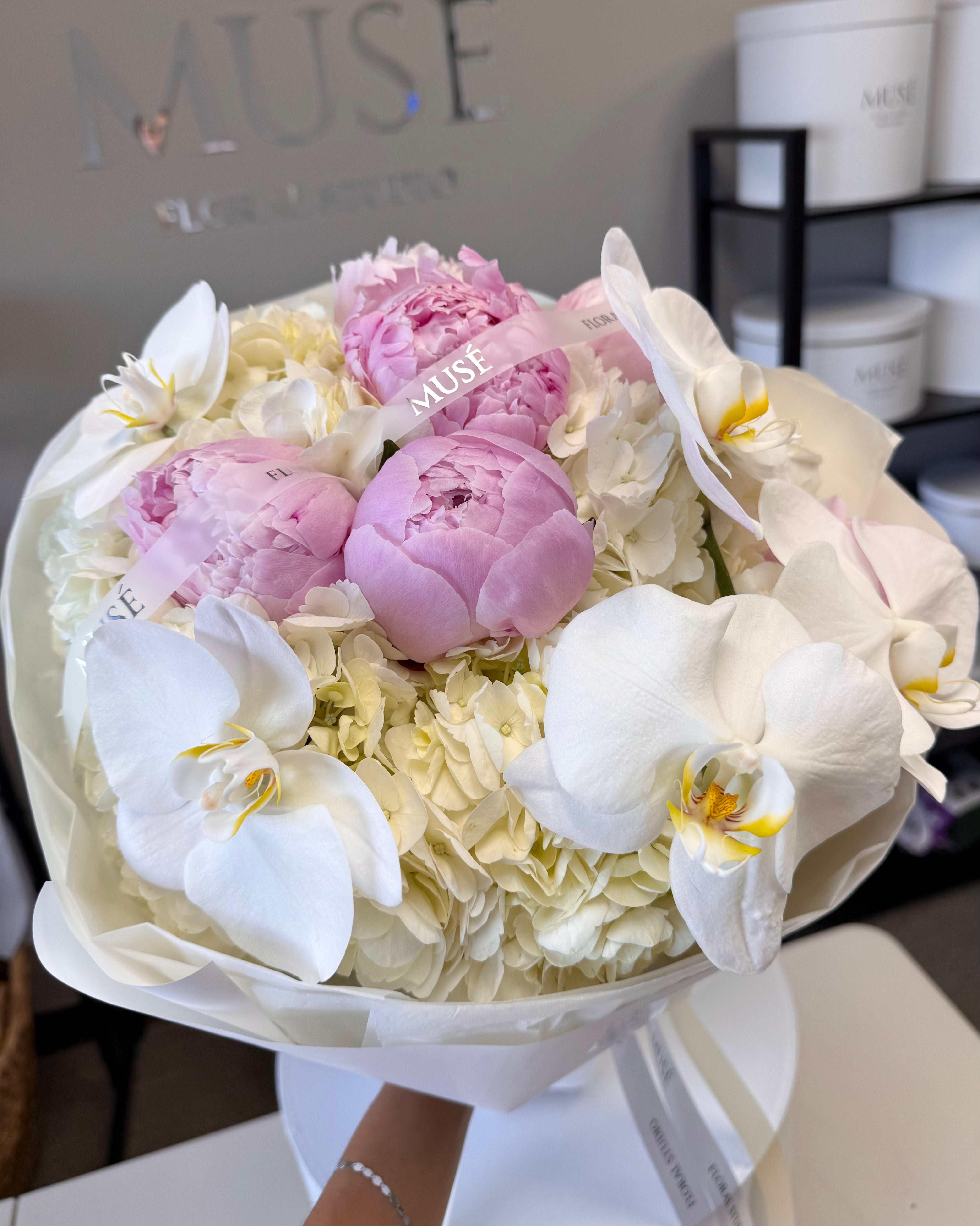 Muse Peony & Orchid Bouquet