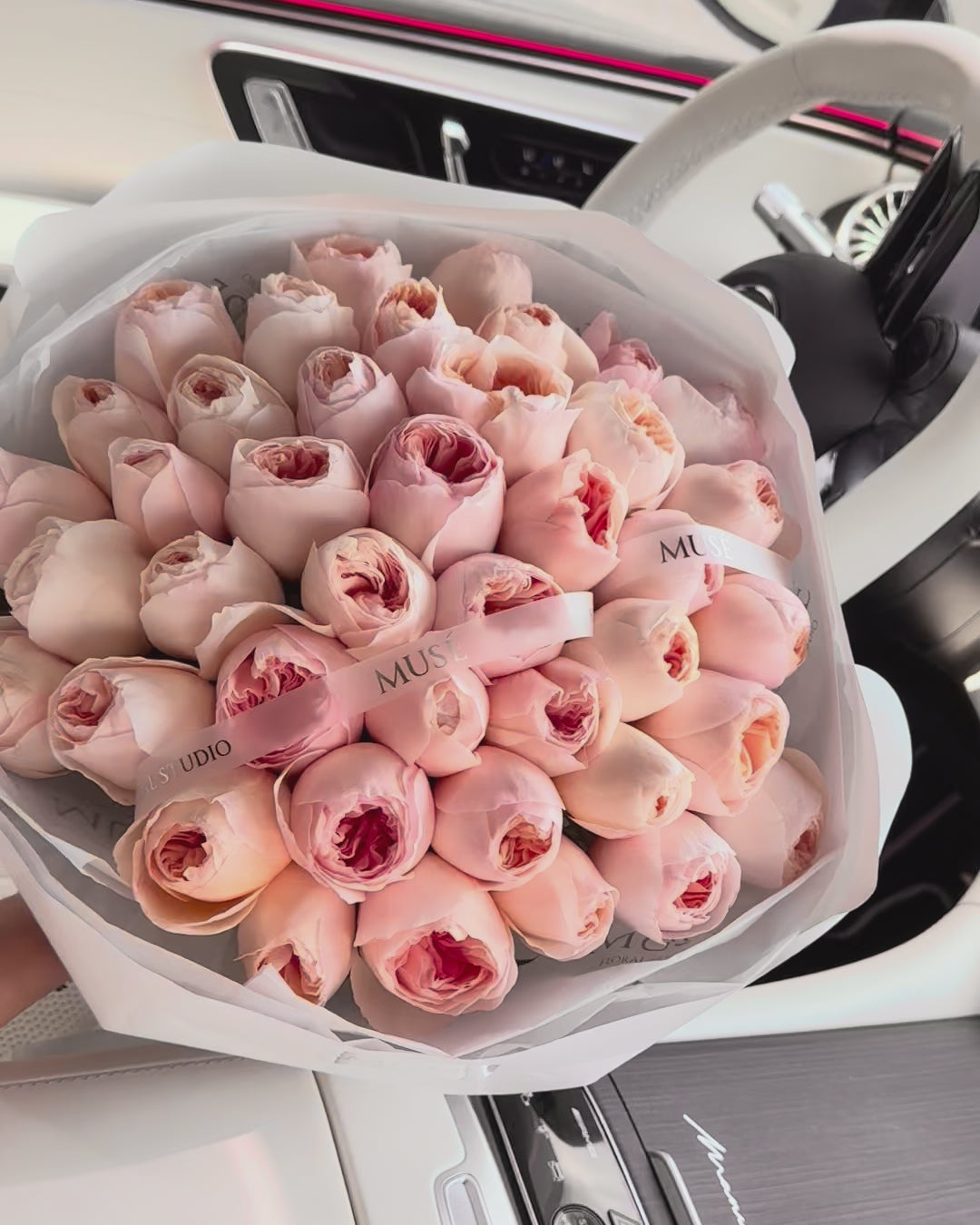 Muse Blush Juliet Rose Bouquet